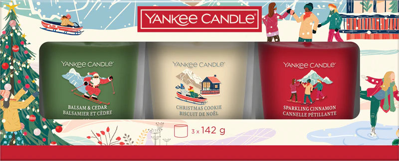 Yankee Candle Christmas Collection SET - 3 x 142g