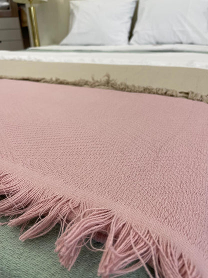 Colcha em Algodão para Cama de Casal ou Sofá