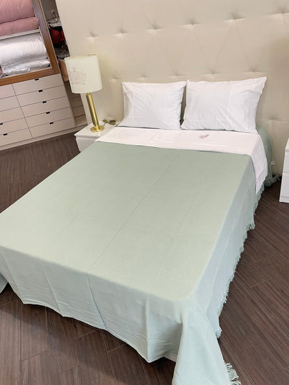 Colcha em Algodão para Cama de Casal ou Sofá