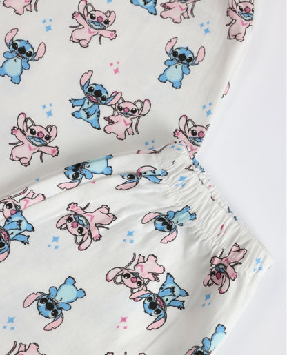 Pijama de Manga Comprida STITCH para Criança