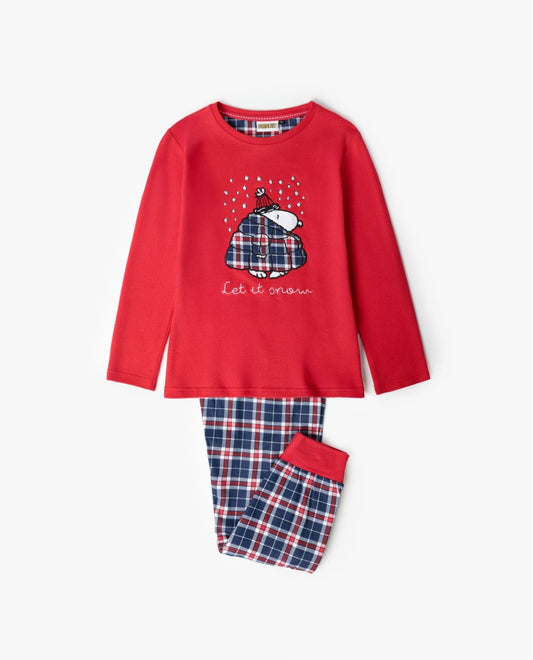Pijama de Manga Comprida para Menina PEANUTS