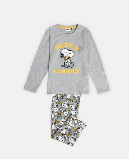 Pijama de Manga Comprida para Menina PEANUTS