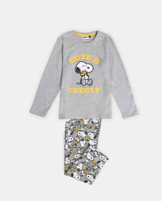 Pijama de Manga Comprida para Menina PEANUTS