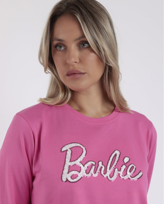 Pijama de Manga Comprida BARBIE para Mulher