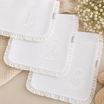 Conjunto de 3 Sacos para a Maternidade Personalizados